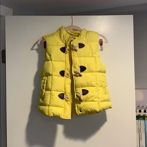 Arizona yellow puffer vest